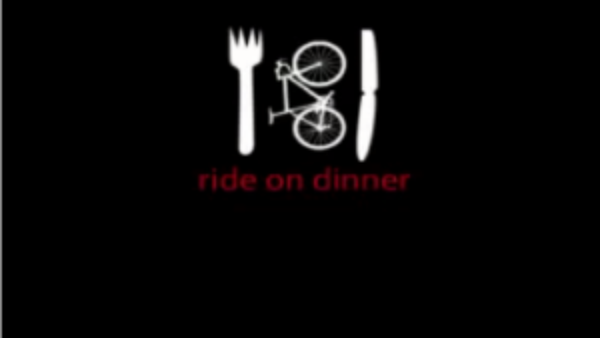 dinner on a bike